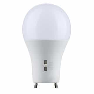 12W LED A19 Bulb, GU24 Base, 90CRI, 120V, SelectableCCT, White