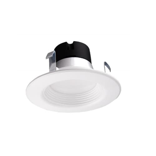 Satco 4-in 7W LED Recessed Downlight, Dimmable, 600 lm, 120V, CCT Selectable, White