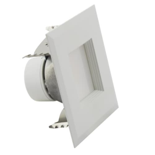 4-in 6.5W LED Recessed Downlight, Dimmable, 600 lm, 120V, Selectable CCT, White