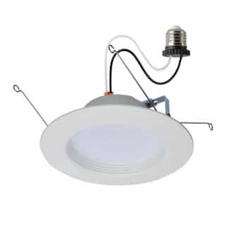 13.7W LED 5-6-in Round Retrofit Downlight, 120V, SelectableCCT, White