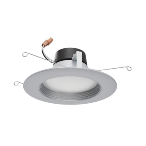 Satco 5/6-in 9W LED Downlight Retrofit, Dimmable, CCT Selectable, Br.Nickel