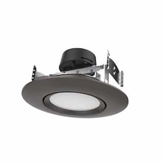 Satco 10.5W LED Retrofit Downlight, Gimbaled, Dimmable, 800 lm, 120V, Bronze