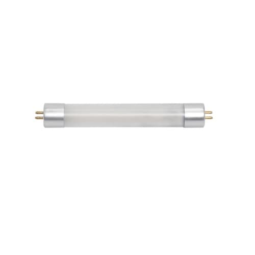 Satco 6-in 2W LED T5 Tube Light, Direct-Wire, Dual End, G5, 150 lm, 120V-277V, 4000K