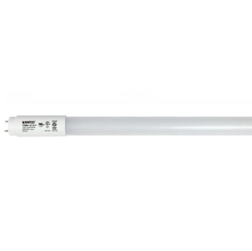 Satco 18.5W 4-ft Premium LED T8 Tube, Direct Line Voltage, Dual-Ended, 2600lm, 120V-277V, 5000K