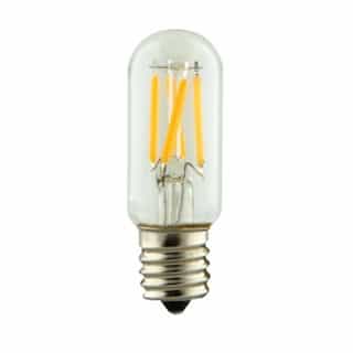 3.5W LED T7 Bulb, E17, 350 lm, 120V, Clear, 3000K
