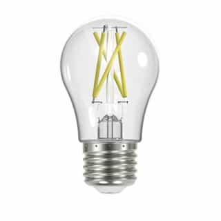 Satco 5W LED A15 Bulb, E26, Dimmable, 450 lm, 120V, Clear, 5000K