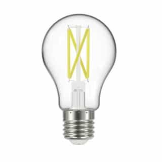 10.5W LED A19 Bulb, E26, Dimmable, 1100 lm, 120V, Clear, 2700K
