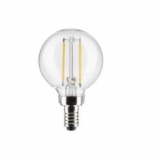 3W LED G16.5 Bulb, Dimmable, E12, 200 lm, 120V, 4000K, Clear