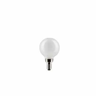 4.5W LED Candelabra Bulb, Dim, E12, 350 lm, 120V, 2700K, White