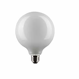 Satco 6W LED G40 Bulb, Dimmable, E26, 500 lm, 120V, 4000K, White