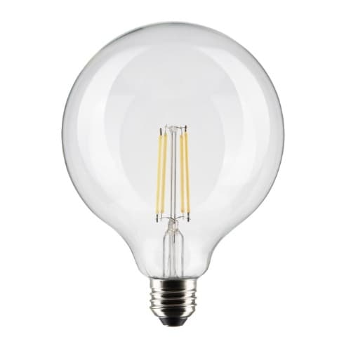 8W LED G40 Bulb, Dimmable, E26, 800 lm, 120V, 3000K, Clear