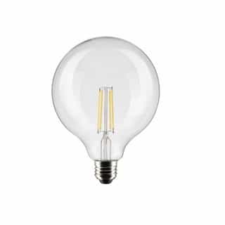 8W LED G40 Bulb, Dimmable, E26, 800 lm, 120V, 4000K, Clear