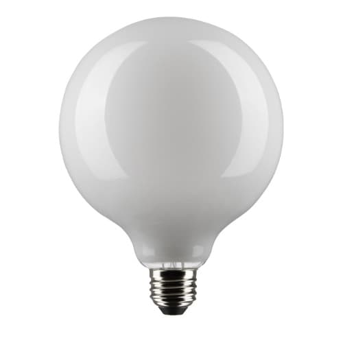 8W LED G40 Bulb, Dimmable, E26, 800 lm, 120V, 3000K, Frosted