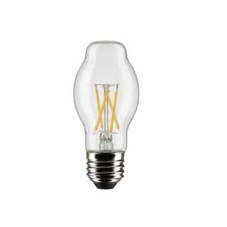 Satco 5W LED BT15 Bulb, Dimmable, E26, 450 lm, 120V, 2700K, Clear
