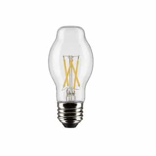 Satco 5W LED BT15 Bulb, Dimmable, E26, 450 lm, 120V, 4000K, Clear