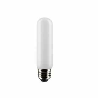 Satco 5.5W LED T10 Bulb, Dimmable, E26, 450 lm, 120V, 3000K, Frosted