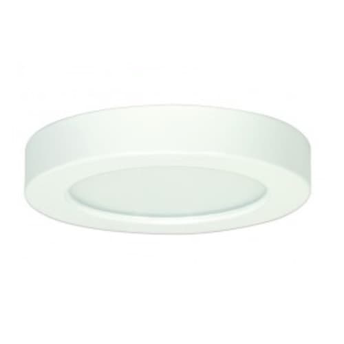 Satco 13.5W Round 7 Inch LED Flush Mount, Dimmable, 4000K, White
