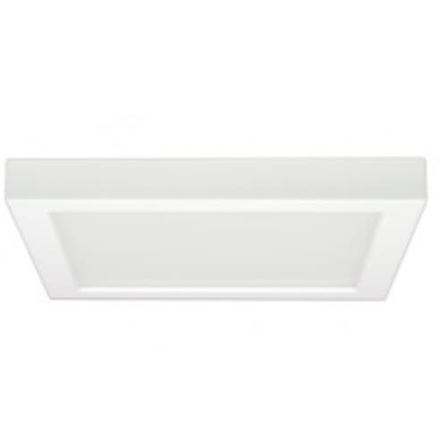 Satco 18.5W Square 9 Inch LED Flush Mount, Dimmable, 4000K, White