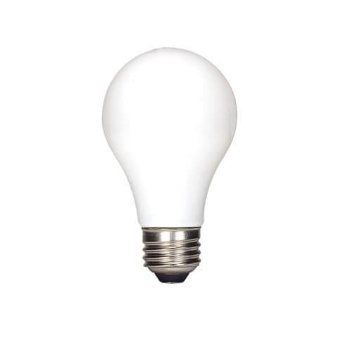 Satco 7.5W LED A19 Bulb, 60W Inc. Retrofit, Dimmable, E26, 800 lm, 2700K, Soft White