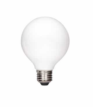 4.5W LED G25 Bulb, 40W Inc. Retrofit, E26, 350 lm, 120V, 2700K, White