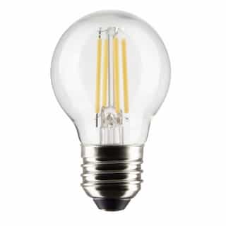 Satco 4W LED G16.5 Bulb, E26 Base, 90CRI, 350 lm, 120V, 2700K, Clear, 2PK