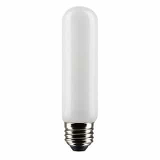 8W LED T10 Bulb, Dimmable, E26, 720 lm, 120V, 2700K, Frosted, 2PK