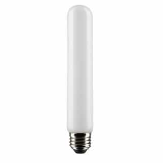 Satco 8W LED T9 Bulb, Dimmable, E26, 700 lm, 120V, 2700K, Frosted, 2PK