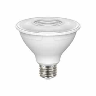 Satco 8.5W LED PAR30S Bulb, Dimmable, E26, 700 lm, 120V, 3000K, White