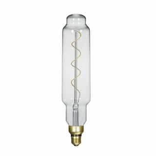 Satco 4W LED T24 Bulb, Clear Filament, Dimmable, 2150K