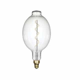 4W LED BT26 Bulb, Clear Filament, Dimmable, 2150K