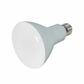 Satco 7.5W LED BR30 Bulb, 65W Inc. Retrofit, E26,650 lm, 120V, 3500K, Frosted White