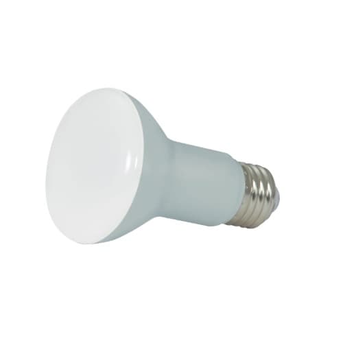 6W LED R20 Bulb, 50W Inc. Retrofit, E26, 525 lm, 120V, 3000K, Frosted White