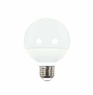 Satco 4W LED G25 Bulb, 40W Inc. Retrofit, E26, 360 lm, 120V, 5000K, White