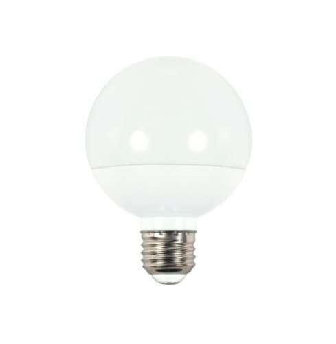 Satco 4W LED G25 Bulb, 40W Inc. Retrofit, E26, 360 lm, 120V, 4000K, White