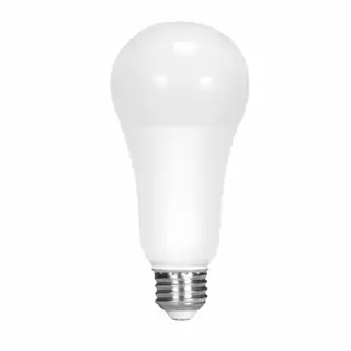Satco 16.5W LED A19 Bulb, E26, Dimmable, 1600 lm, 120V, 2700K