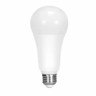 Satco 16.5W LED A19 Bulb, E26, Dimmable, 1600 lm, 120V, 3000K