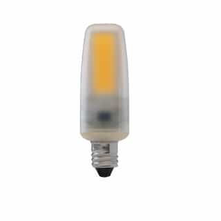 Satco 4W LED JC Bulb, 50W Hal. Retrofit, Dimmable, E11 Base, 460 lm, 3000K, Frosted