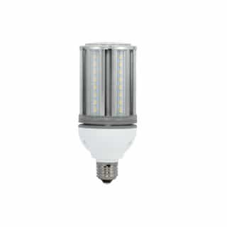 Satco 18W LED Corn Bulb, 70W HID Retrofit, Ballast Bypass, E26, 2400 lm, 277V-347V, 5000K
