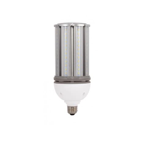 Satco 36W LED Corncob Bulb, 150W HID Retrofit, E26, 4800 lm, 5000K, Clear