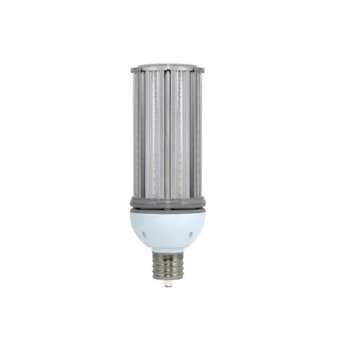 Satco 45W LED Corncob Bulb, 175W HID Retrofit, EX39, 6000 lm, 5000K, Clear