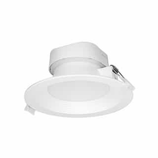 Satco 9W Round 5-6 Inch LED Downlight, Direct Wire, Dimmable, 5000K