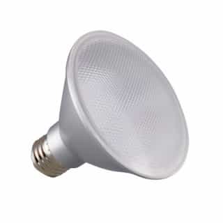 Satco 12.5W LED PAR30 Bulb, Short Neck, Dimmable, 60 Degree Beam, E26, 1000 lm, 3000K
