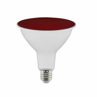 Satco 11.5W LED PAR38 Bulb, Dimmable, E26, 120V, Red