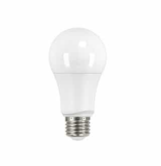 9.5W LED A19 Bulb, 60W Inc. Retrofit, E26, 800 lm, 120V, 4000K, Frosted White