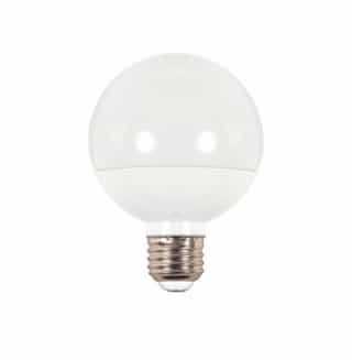 Satco 4W LED G25 Bulb, 40W Inc. Retrofit, E26, 360 lm, 120V, 2700K, White