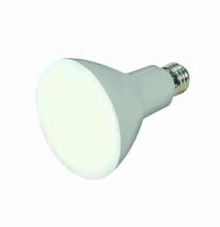 Satco 7.5W LED BR30 Bulb, 65W Inc. Retrofit, E26, 650 lm, 120V, 2700K, Frosted White