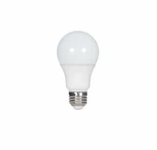 Satco 9.8W LED A19 Bulb, 60W Inc. Retrofit, E26, 800 lm, 120V, 2700K, Frosted White