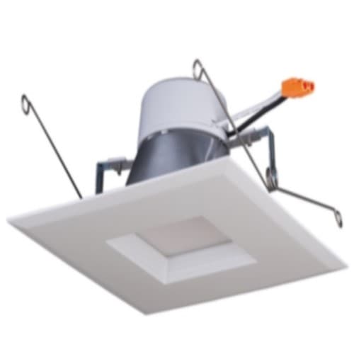 15W 5/6" LED Recessed Retrofit Downlight, Square Trim, Dimmable,  5000K
