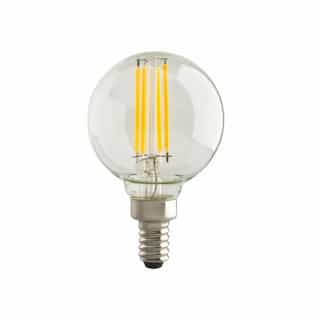 4W G16 LED Filament Bulb, Dimmable, 40W Inc. Retrofit, 350 lm, 2700K, Clear
