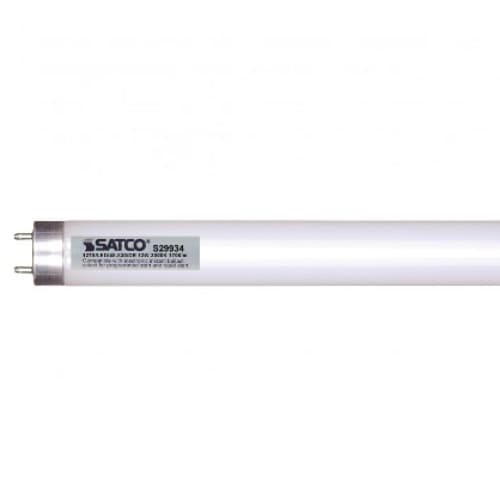 Satco 4-ft 12W LED T8 Tube, Ballast Compatible, G13, 1700 lm, 3500K